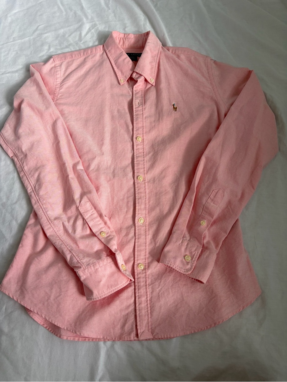 Polo Ralph Lauren Pink Oxford Button Down | Slim Fit Size 8